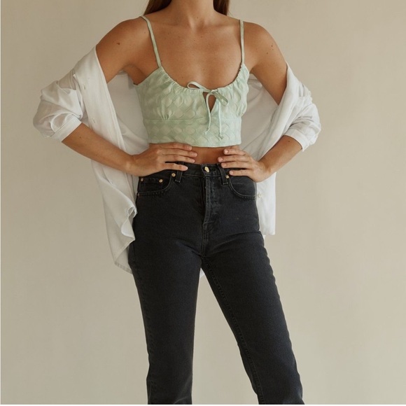 jeu Illimite Olivia Tie Crop Top - Picture 2 of 3